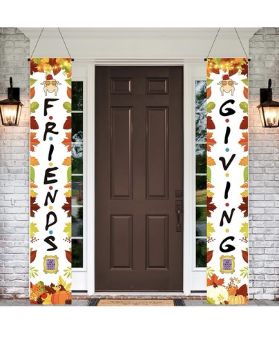 Friendsgiving porch banner - friendsgiving,